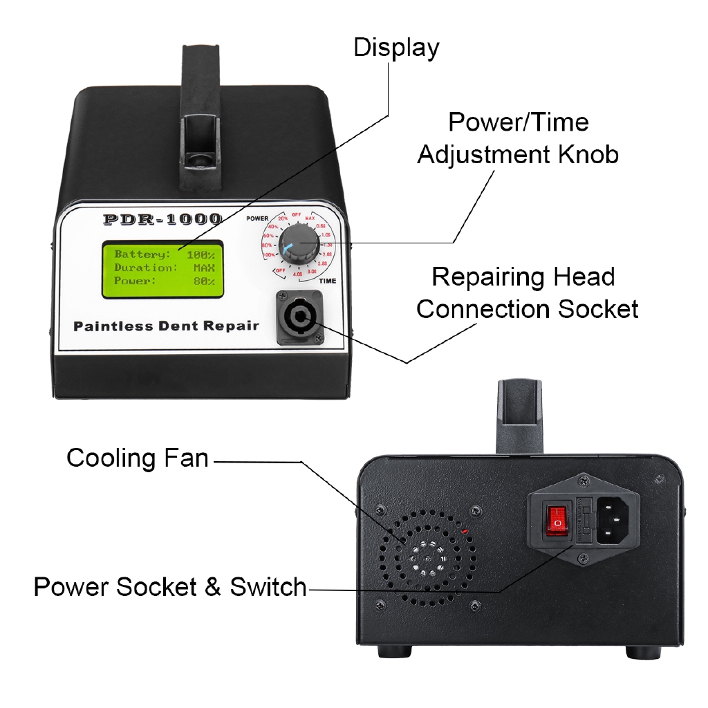 Induction Heater Car Paintless Dent Repair For Removing Dents 1000w Hot Box Tool For Car Body Repair Shopee Philippines