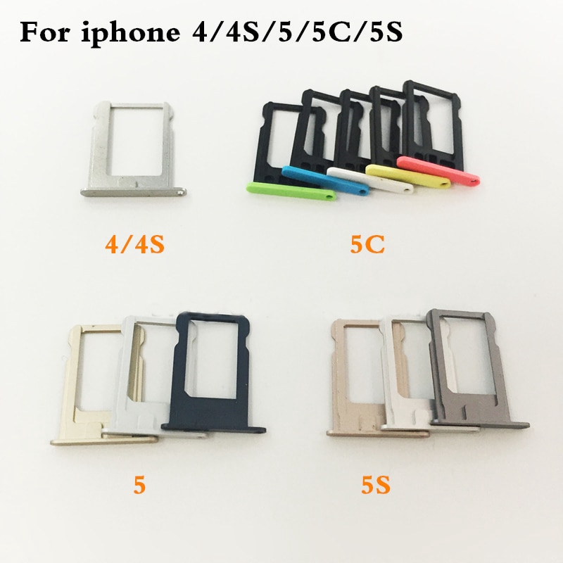 Iphone 5 5c 5s 5g Se 5se Micro Nano Sim Card Holder Tray Slot Adapter Socket Phone Spare Parts Shopee Philippines