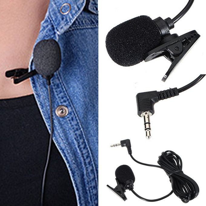ClipOn Lapel Mic Microphone 3.5mm Plug Shopee Philippines
