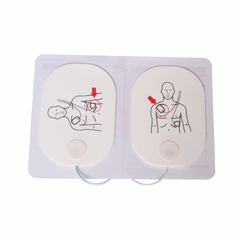 1Pair Adult Training Replacement Pads For Heartstream/Heartstart HR/FR2 ...