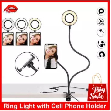 Professional Live Stream Phone Camera Flash Light, Selfie Ring Light ...