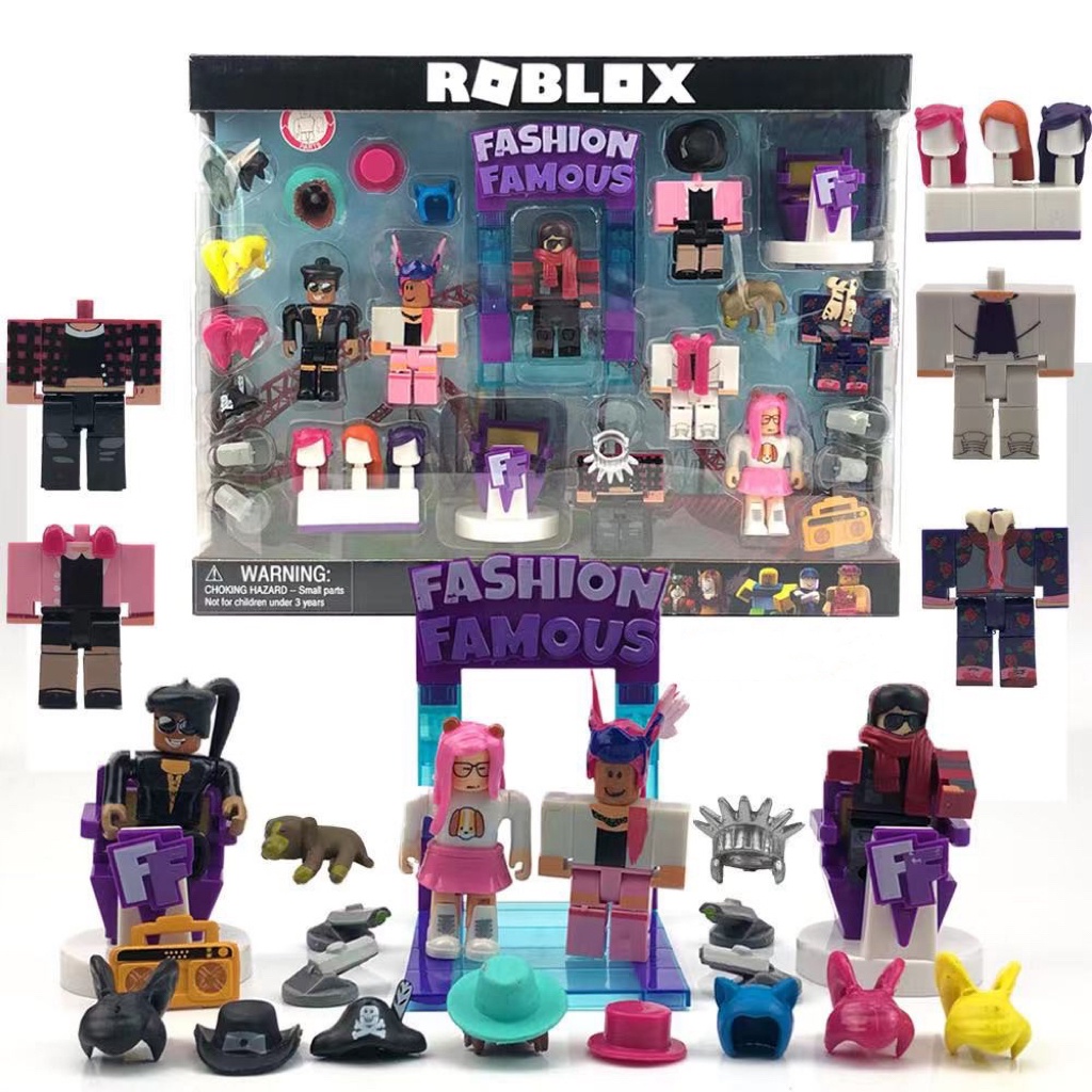 8 PCS Roblox Game Character Accessory Catwalk Roblox Action Figure Kids ...