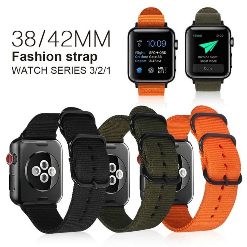 apple watch band military green