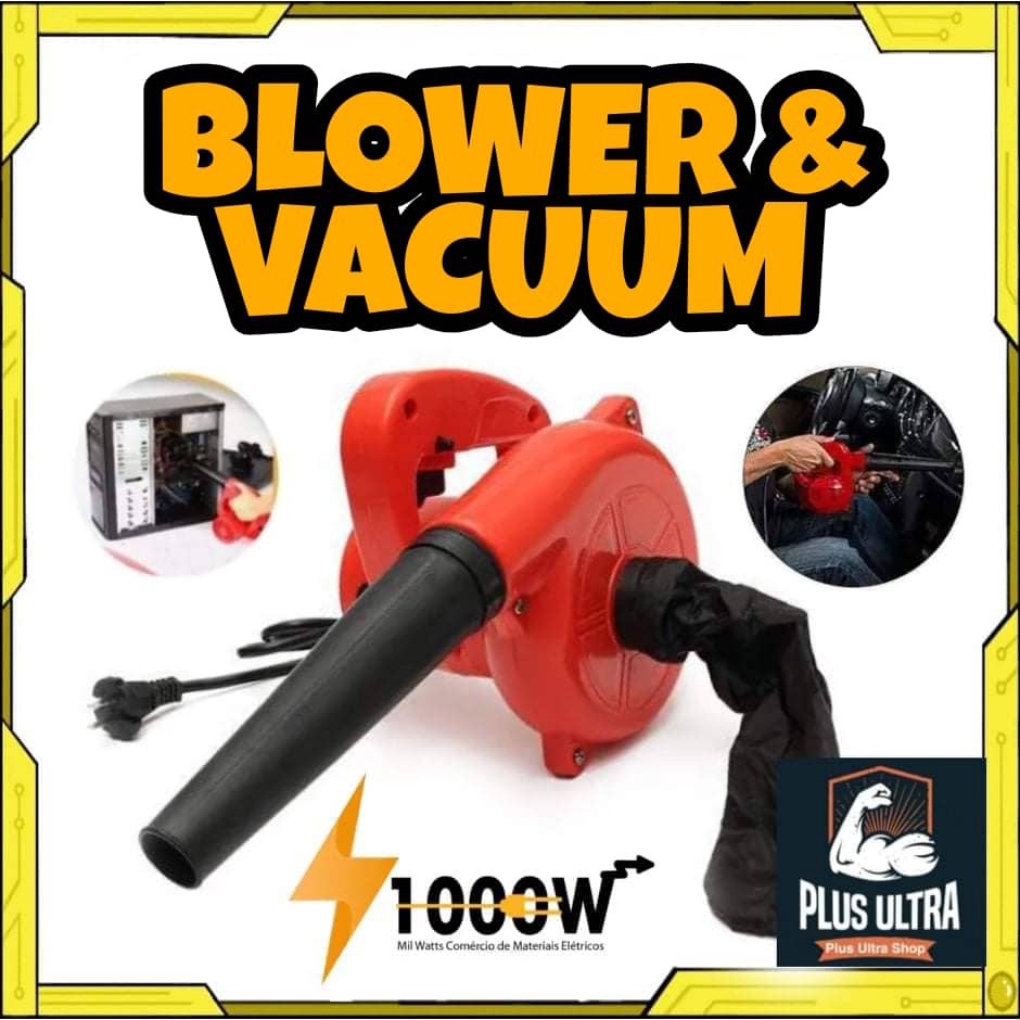 1000W 220V Electric Air Blower Vacuum Cleaner Blowing Dust Collecting 2