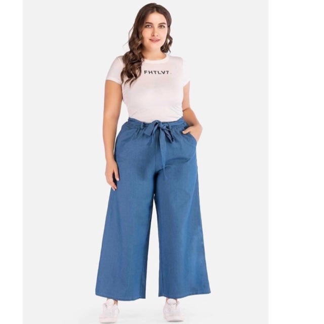 plus size denim pants