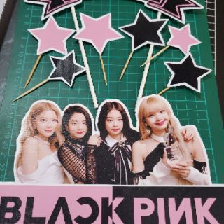 blackpink cake topper with personalized celebrants name