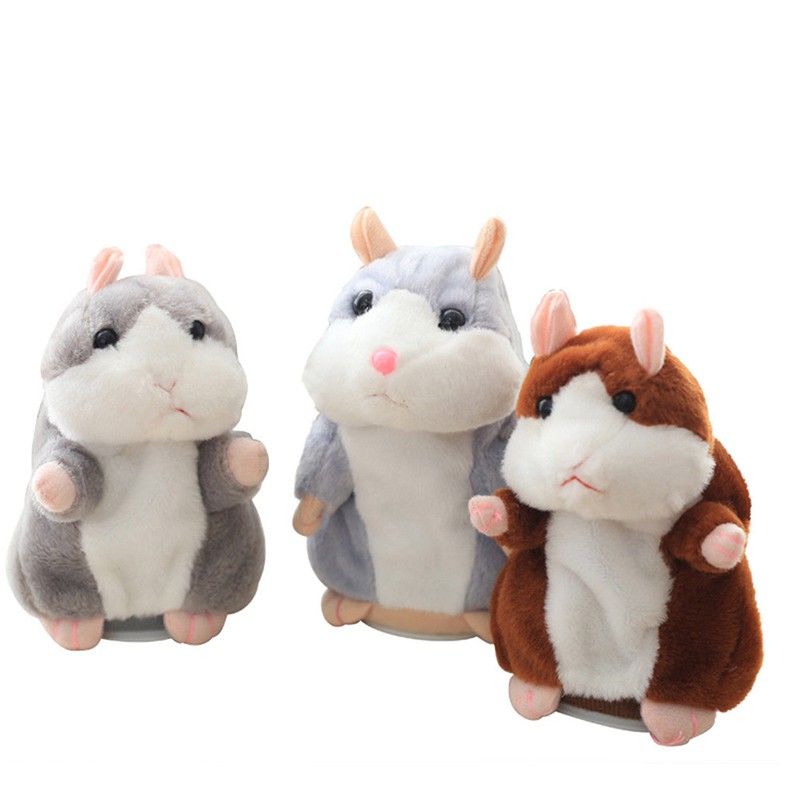 talking plush hamster