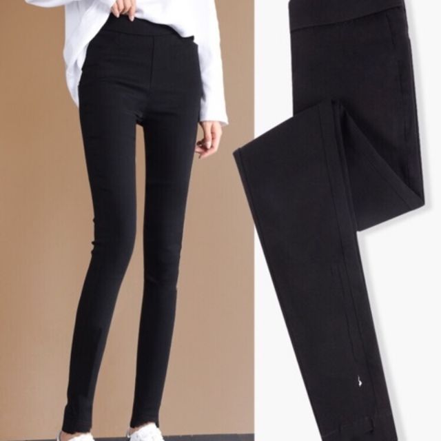 high waist jeggings with pockets