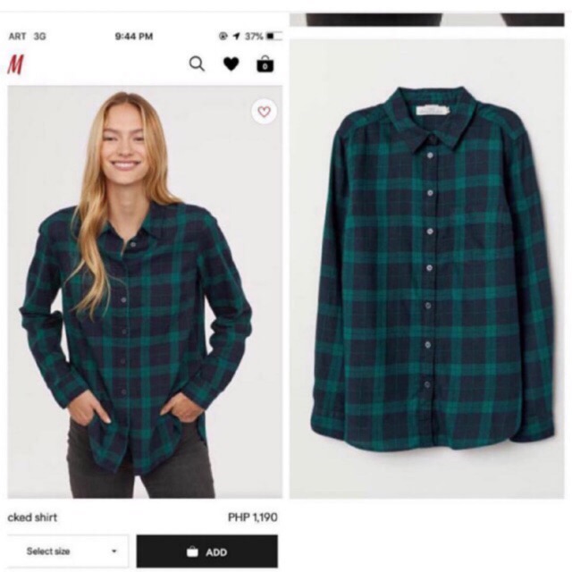 h&m polo long sleeve