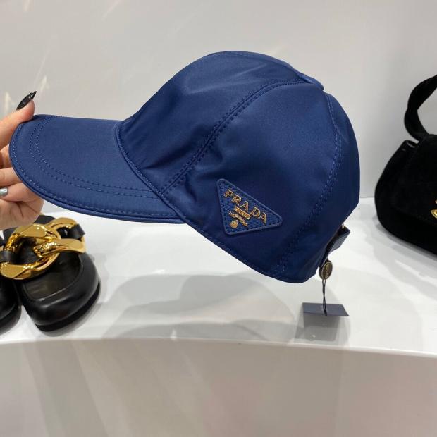 ツ❤Prada/Prada cap 2021 New Spring Summer men and women breathable hat  inverted triangle logo basebal | Shopee Philippines