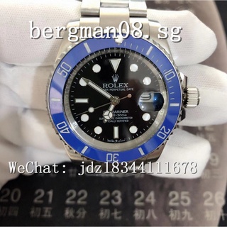 Rolex Submariner series watch 41mm dial blue ceramic ring mouth black literal automatic mechanical watch #5