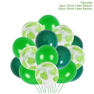 Latex Green Balloons Jungle Party Decorations Safari Birthday Decor Jungle Theme Party Safari Shopee Philippines