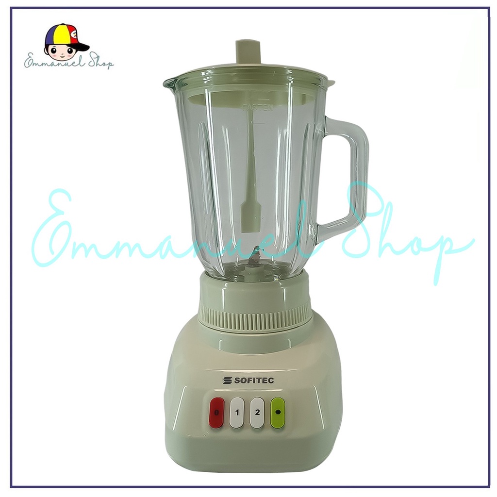 Sofitec 1 2L Electric Blender Glass Pitcher With Cover And Plastic   6a0f510c838fe67d1254fbcfd84d94a1