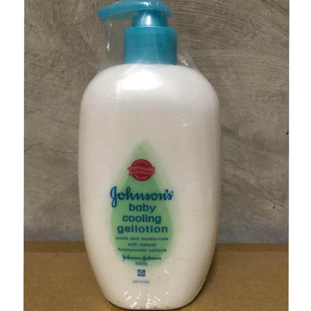 johnson cooling gel lotion