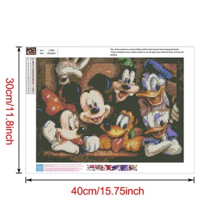Diamondpainting DIY 5D Diamond Painting Full Drill Kit, Mickey Mouse & Friends, Disney for Wall An #3