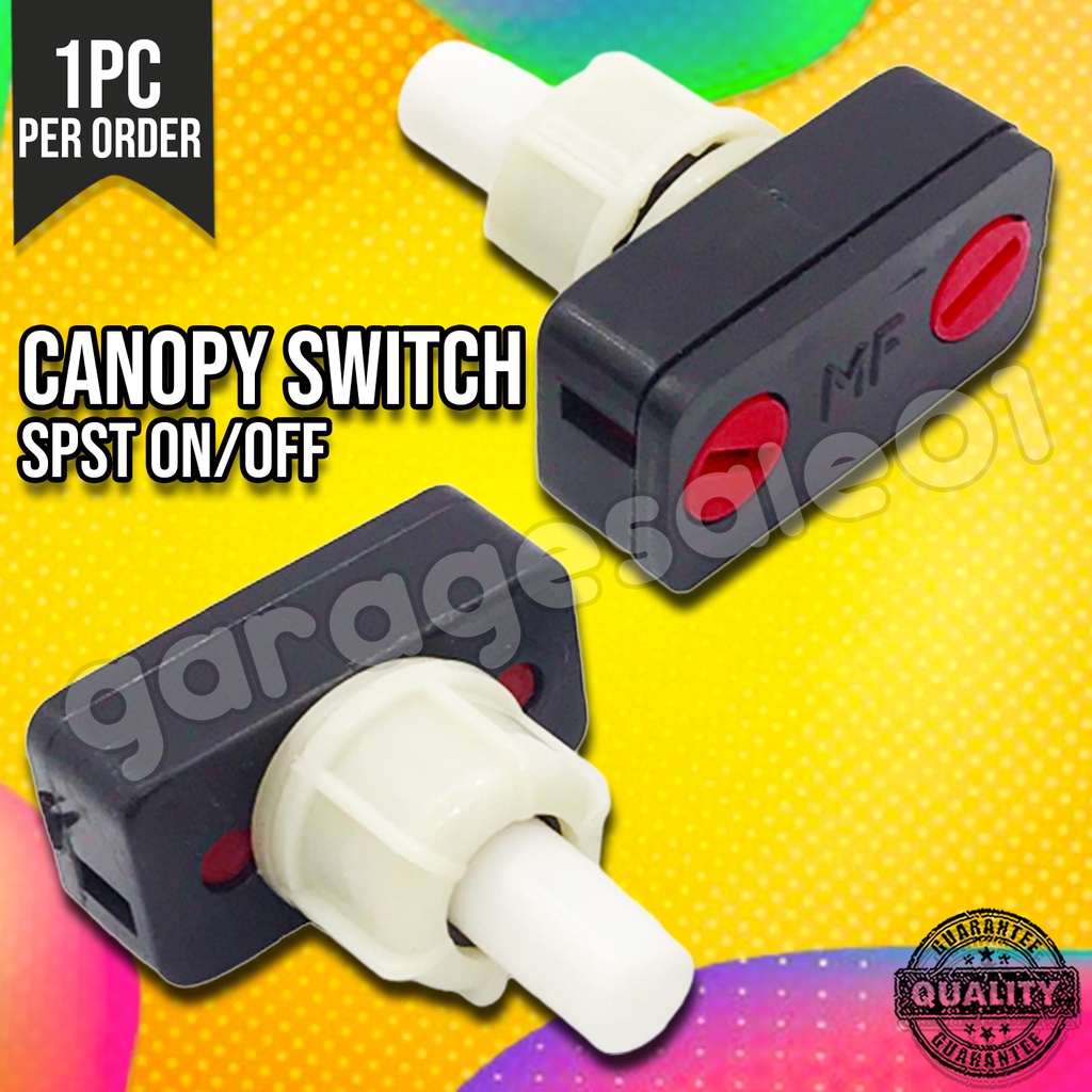 ⚡Push Button Canopy Switch SPST / On Off (Per Piece)⚡ Shopee