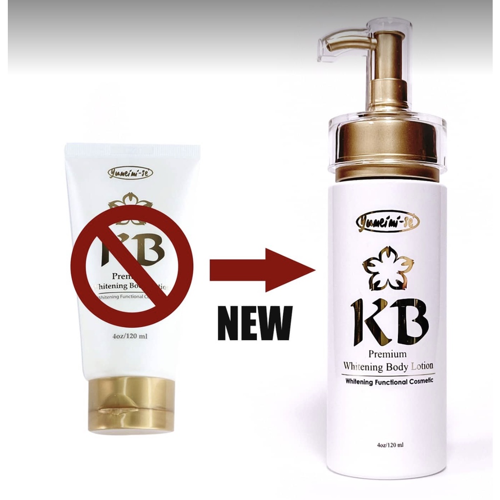 KB Premium Instant Whitening Lotion. Now in New Packaging ! Korean