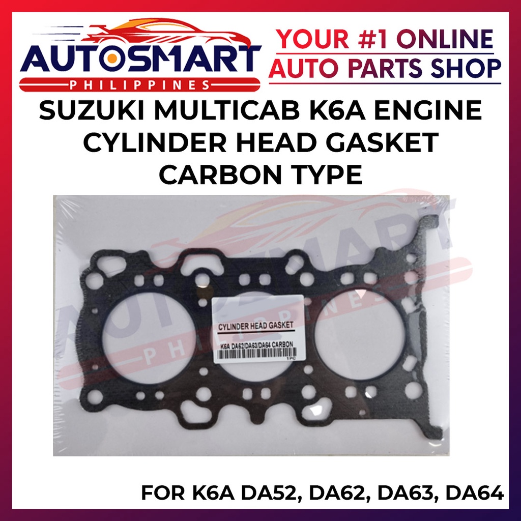 Suzuki Bigeye/Transformer K6A Engine Cylinder Head Gasket (Carbon Type ...