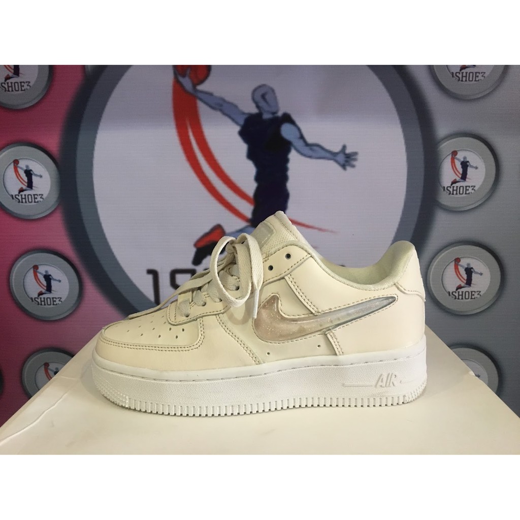 white platform air forces