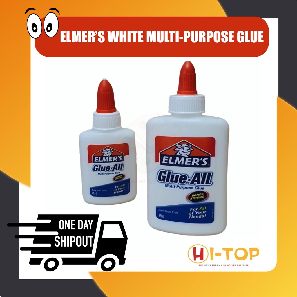 Elmer's Glue All l 40ml(Small) and 130g(Big) l MultiPurpose Glue l