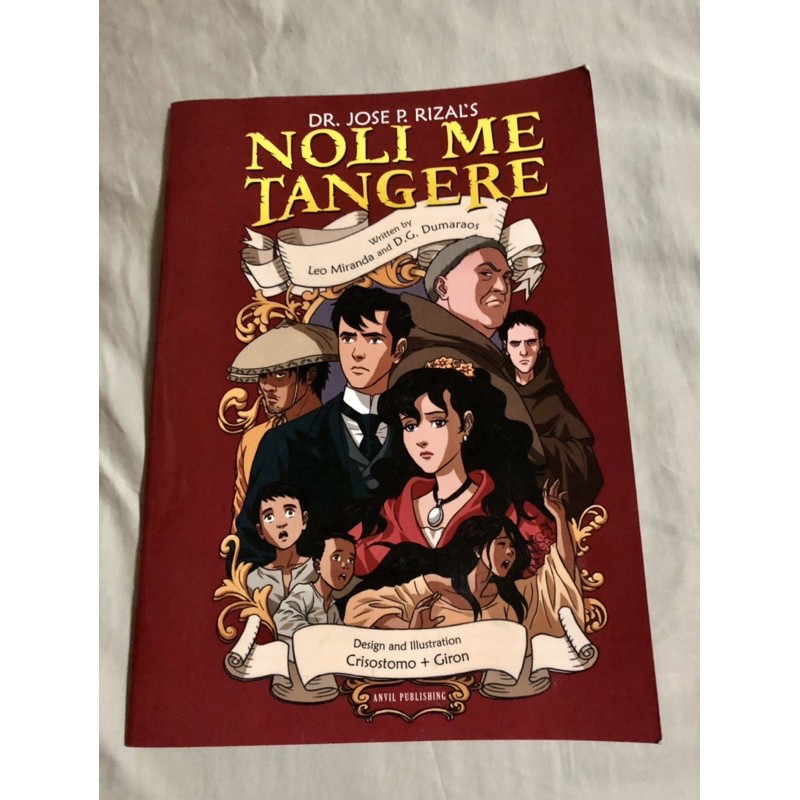 Noli Me Tangere By Dr Jose P Rizal Comics In English Shopee Philippines 5768