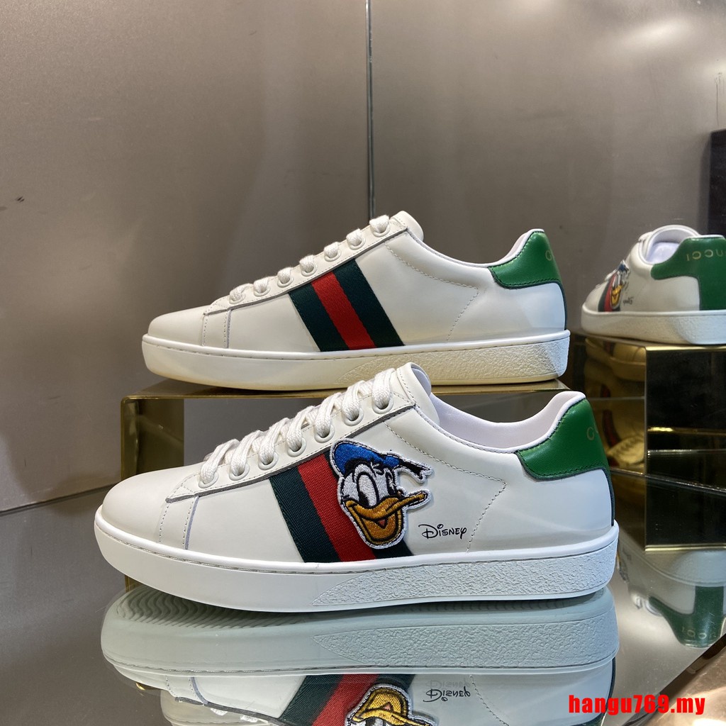 ✶ Original Disney x Gucci Donald Duck Men s Women s Low Tops shoes  Sneakers | Shopee Philippines
