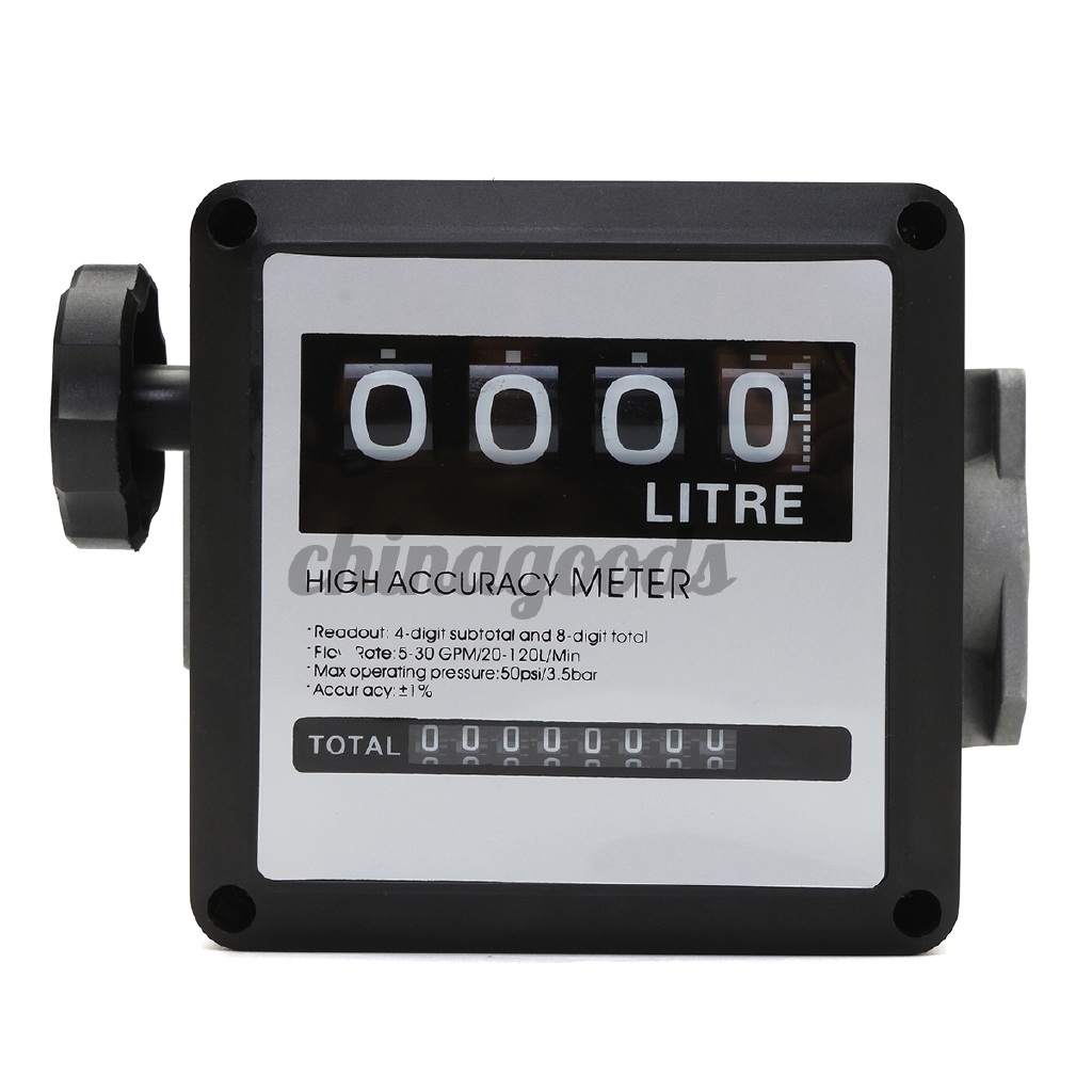 upgrade FM-120 4-bit G1 Digit Flow Meter,fuel dispenser component,gas ...