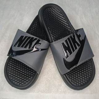 nike slides gray