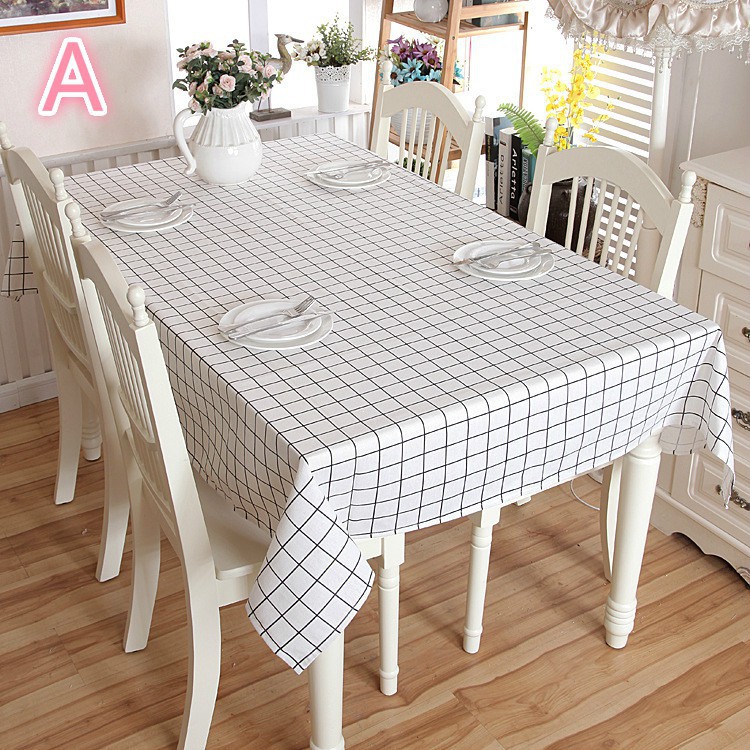 Cotton Linen Print Dinning Table Cover 