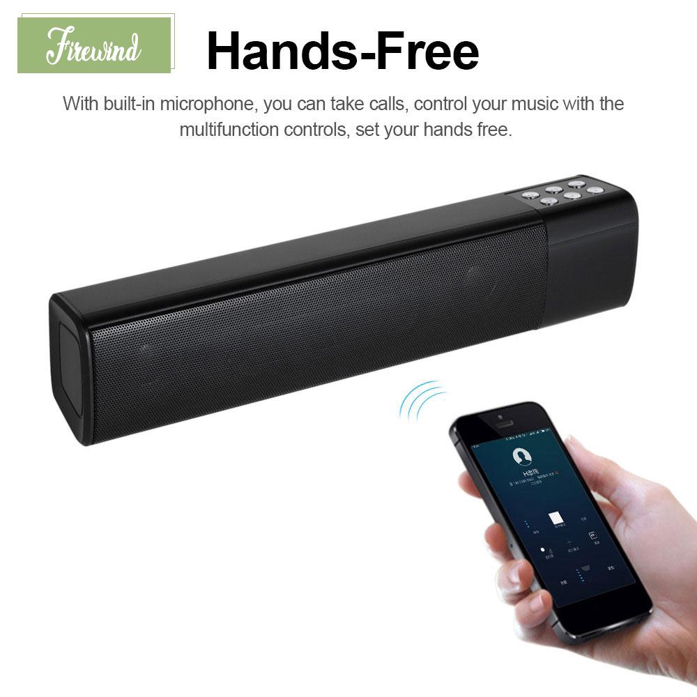 FIRE Soundbar Bluetooth Speaker AUX 