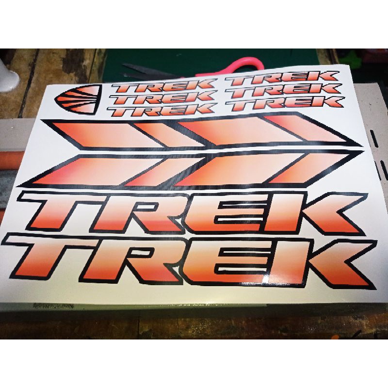 trek bike frame stickers
