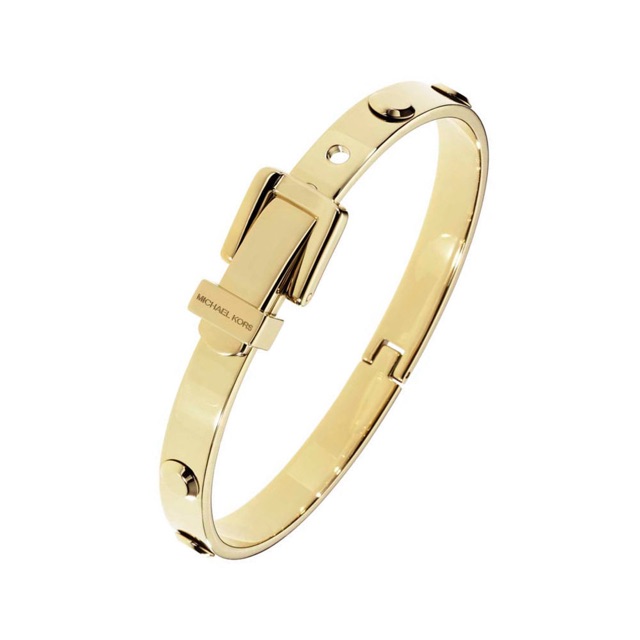 michael kors astor gold buckle bangle