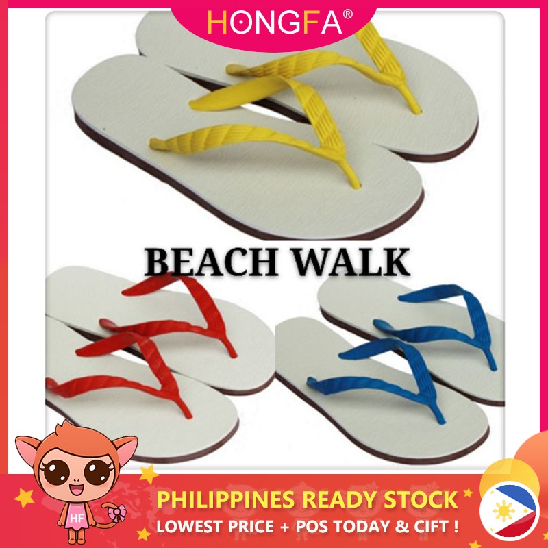 Beach walk slipper flip flop sandal ordinary COD | Shopee Philippines