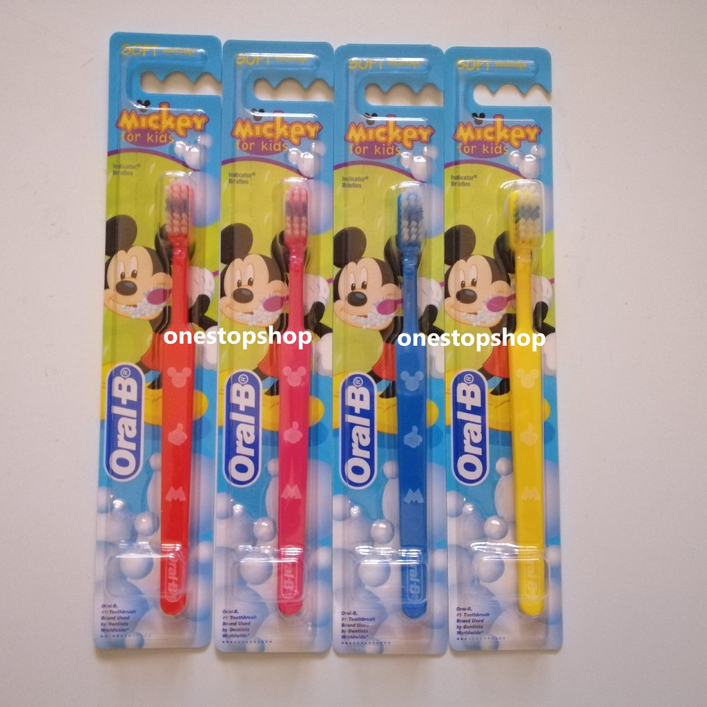 Oral B Kids Toothbrush Soft Mickey Mouse | Shopee Philippines