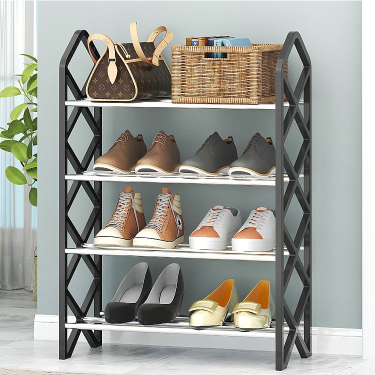 Trustella 4 Layer Shoe Rack Rhombus Assembly Storage Rack multipurpose