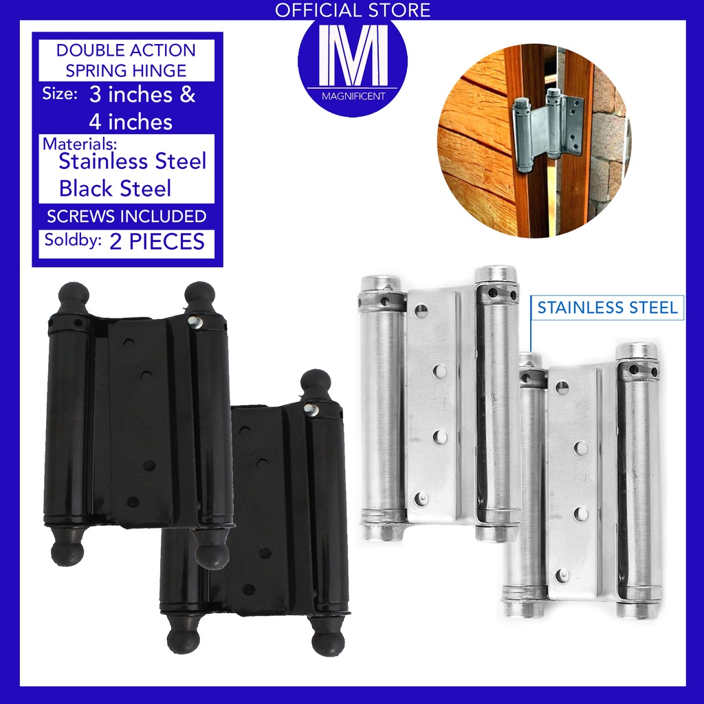 Double Action Spring Hinge (1 pair) Shopee Philippines