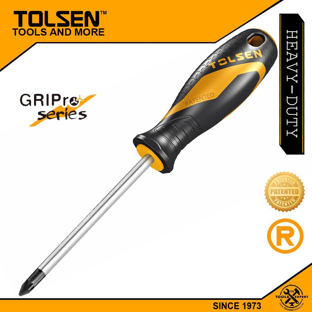 Tolsen Phillips Screwdriver (PH0 PH3) GripPro Series Black Shopee Philippines