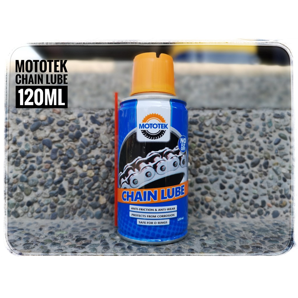 MOTOTEK CHAIN LUBE SAFE FOR ORINGS 120ML Shopee Philippines