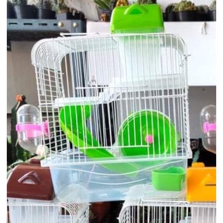 Shobi 2-tier hamster cage with slide rail #5