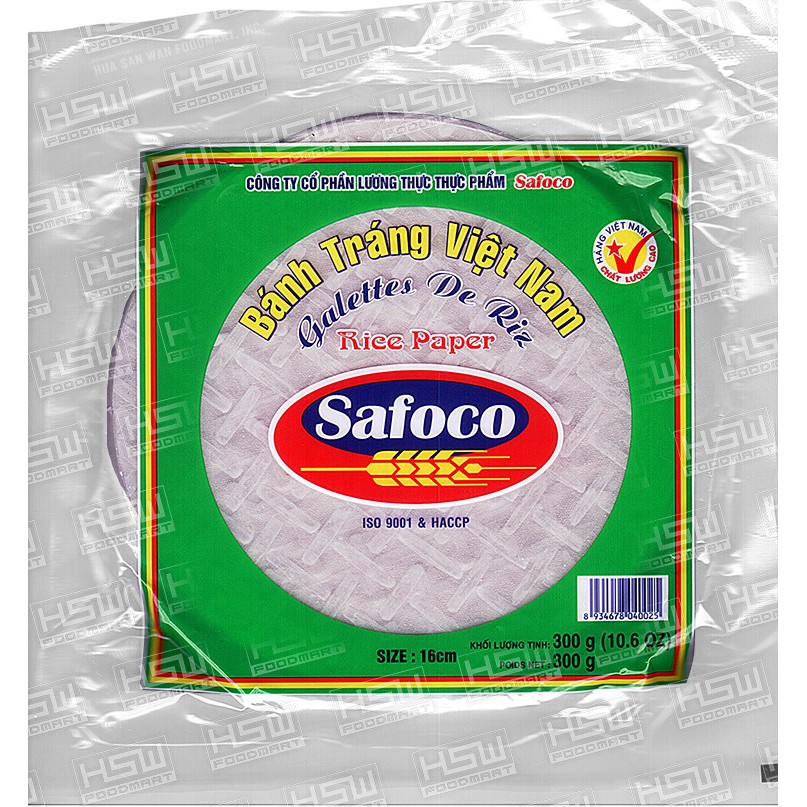 Safoco Rice Wrapper (16cm) 300 grams | Shopee Philippines