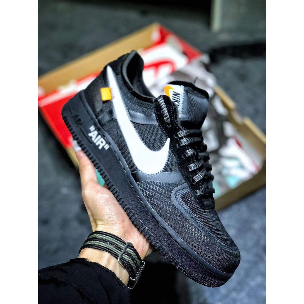 off white x nike air force black