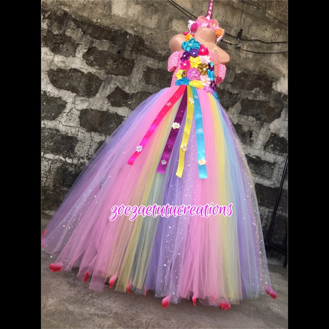 unicorn inspired gown