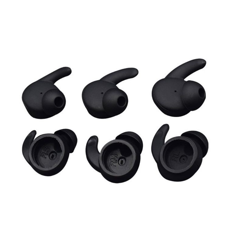 3 Pairs Earbuds Cover InEar Tips Soft Silicone Skin Earpiece Ear Hook