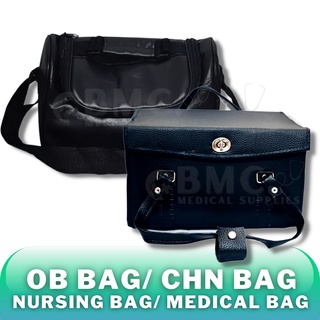 OB Bag Leather | Medical / Nursing Bag / CHN Bag ( Sling, Oval and Square Type)