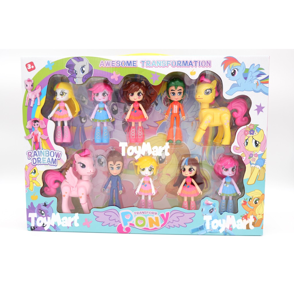 set figurine my little pony