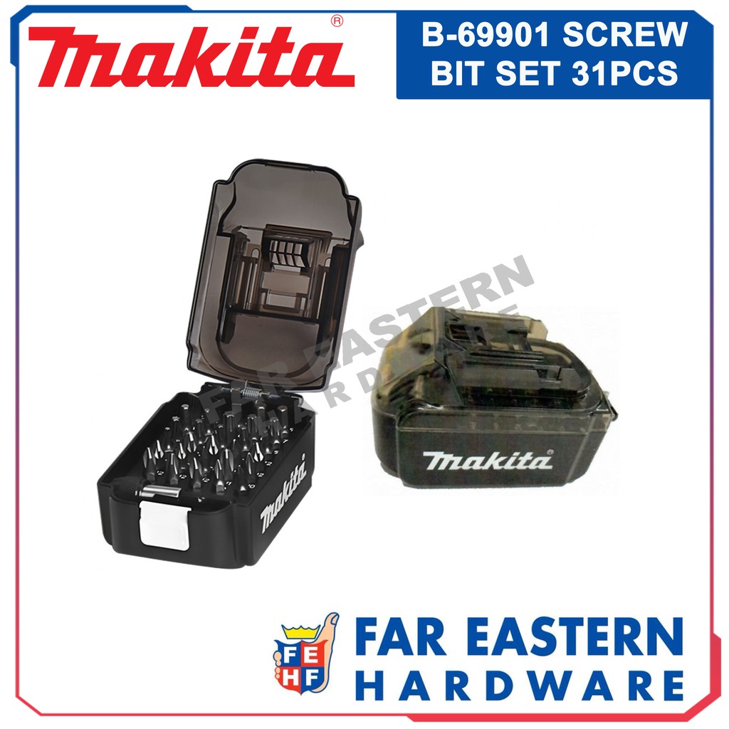 MAKITA Screw Bit 31pcs Set B69901 MKAC Shopee Philippines