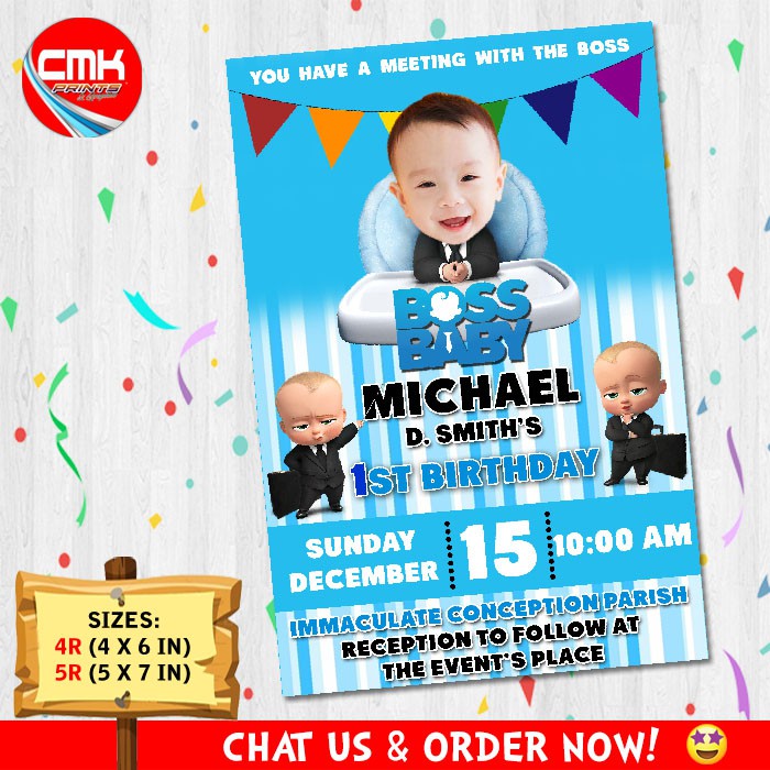 Boss Baby Theme Invitation ubicaciondepersonas.cdmx.gob.mx