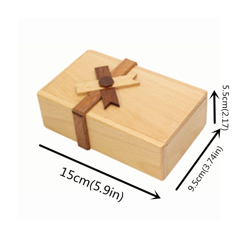 Toys Games Jigsaws Puzzles Secret Puzzle Wooden Box Adult Money Card Holder Secret Compartment Gift Box New