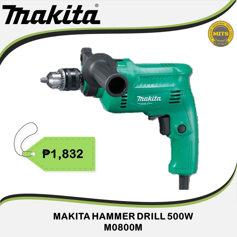 MAKITA HAMMER DRILL 500W M0800M Shopee Philippines