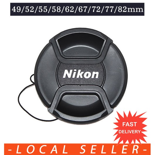 Snapon Lens Cap Cover with Cord for Nikon Shopee Philippines
